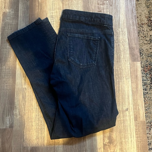 EUC Longchamp Dark Wash Jeans - Picture 2 of 12